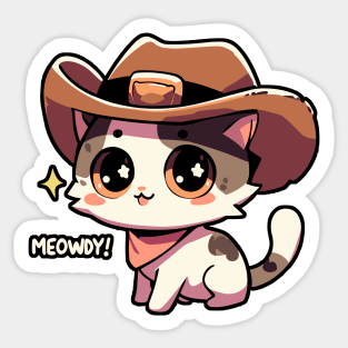 meowdy Sticker